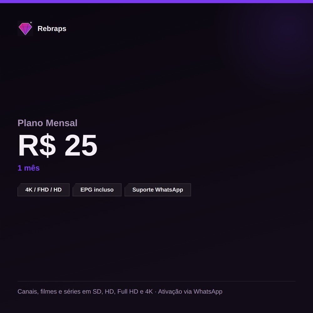 Imagem ilustrativa do Plano Mensal da Rebraps